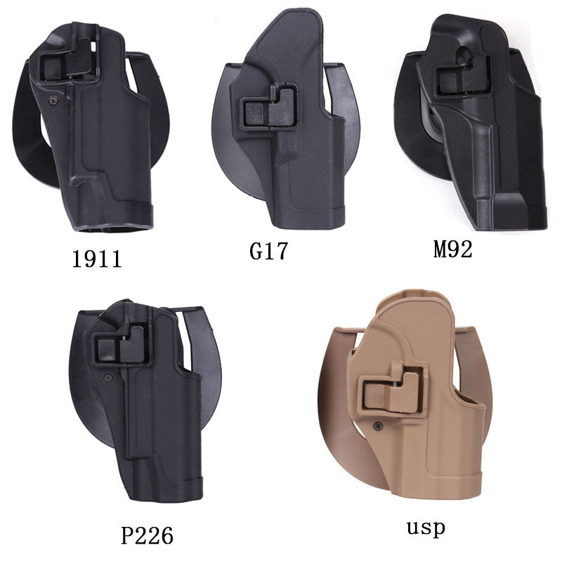 Tactical Waist Pull Sleeve Pancake Holster with Finger Release for Quick Access - Tactical Holster with Finger Release