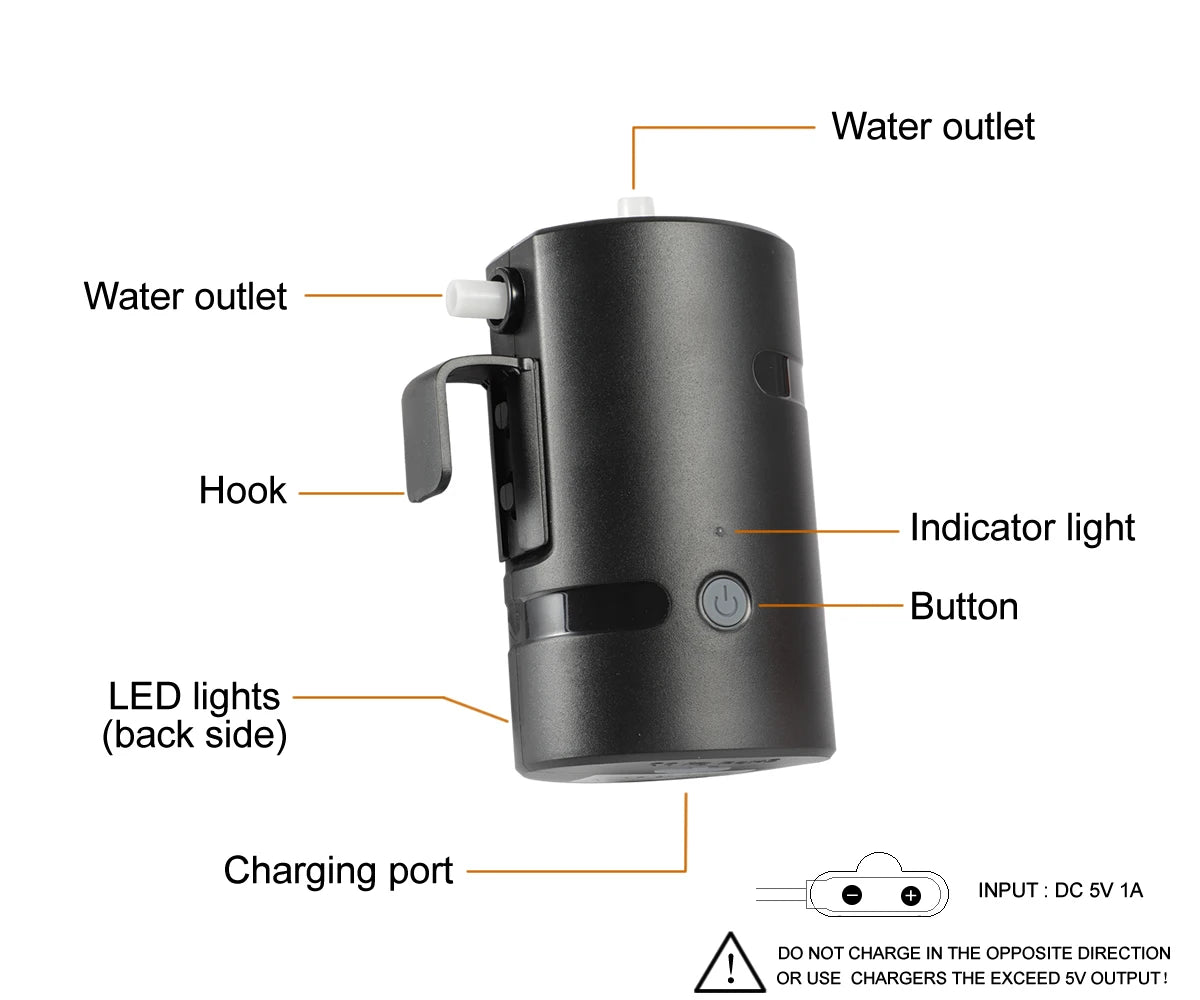 20L/ 5 Gal Portable Camping Shower