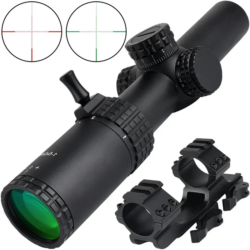 1-5X24 Tactical Scope w/Red/Green