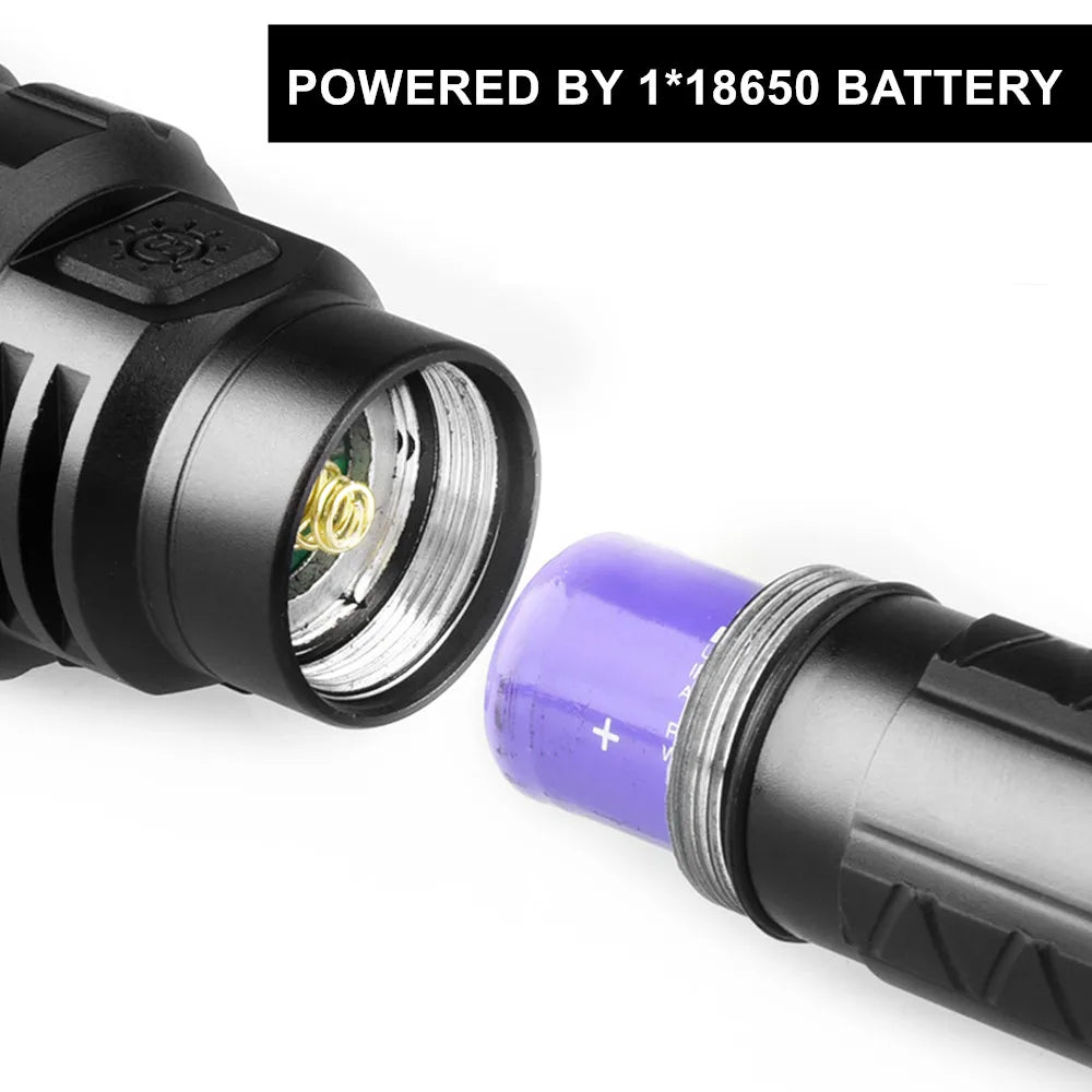 LED Tactical USB Flashlight