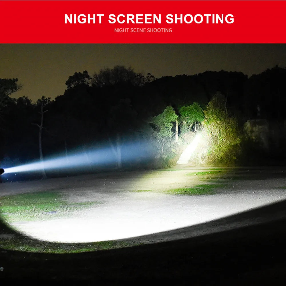 LED Tactical USB Flashlight