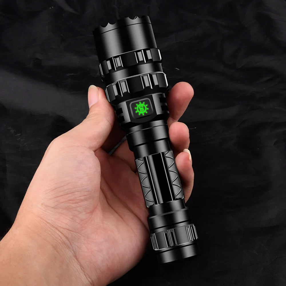 LED Tactical USB Flashlight