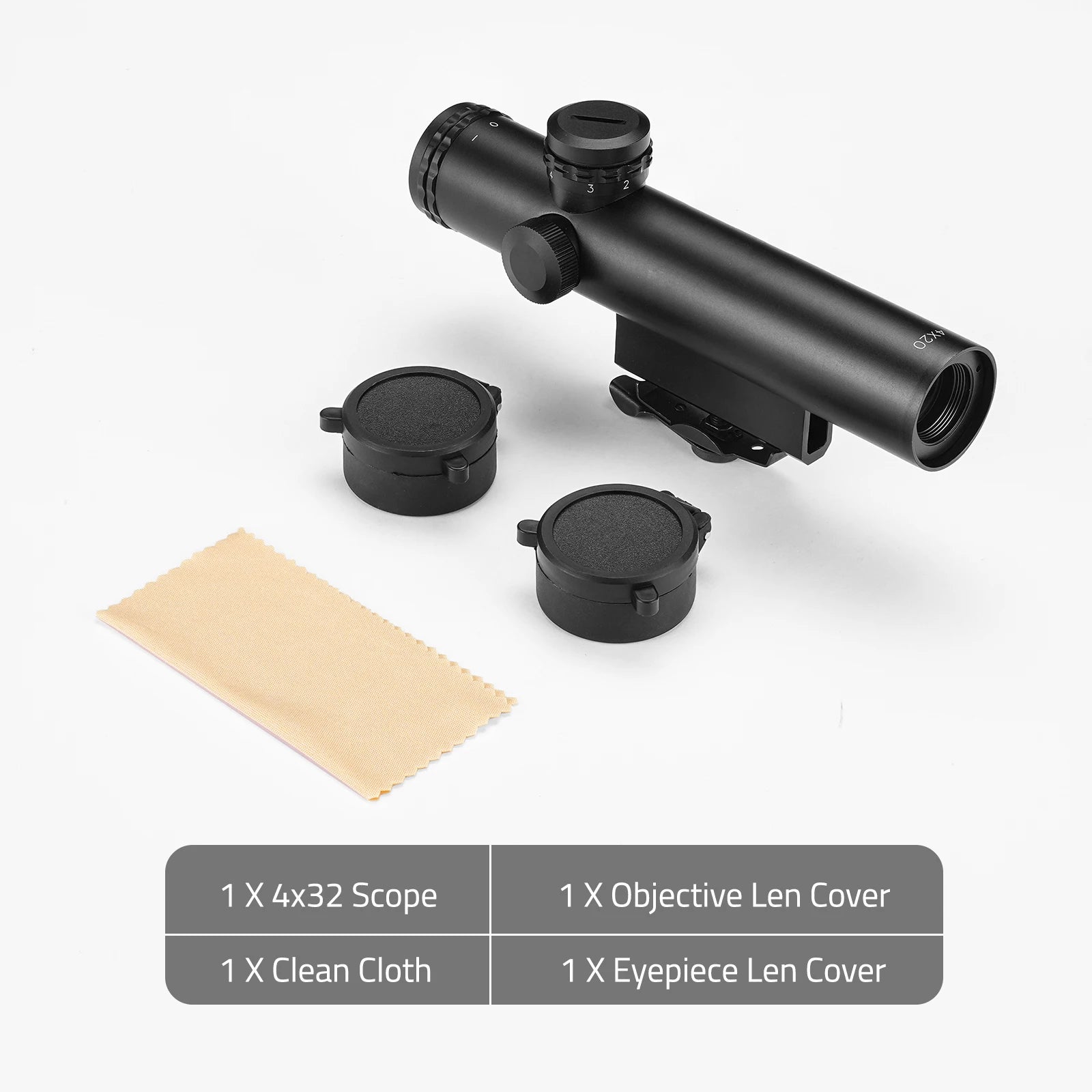 Retro M16 Carry Handle Rifle Scope 4x20