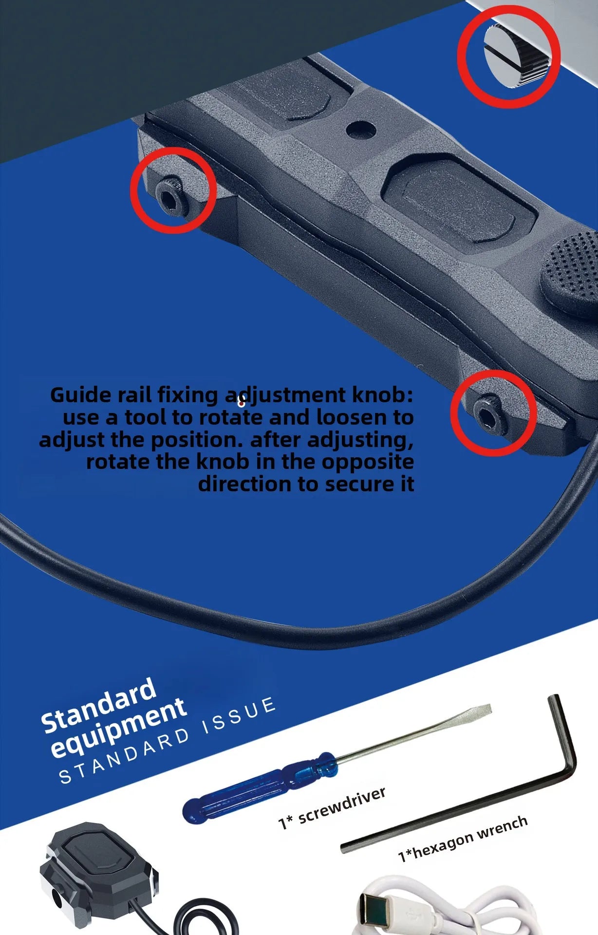 PEQ Style Tactical Red/Green Light/ Laser Combo