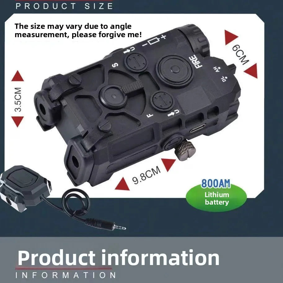 PEQ Style Tactical Red/Green Light/ Laser Combo