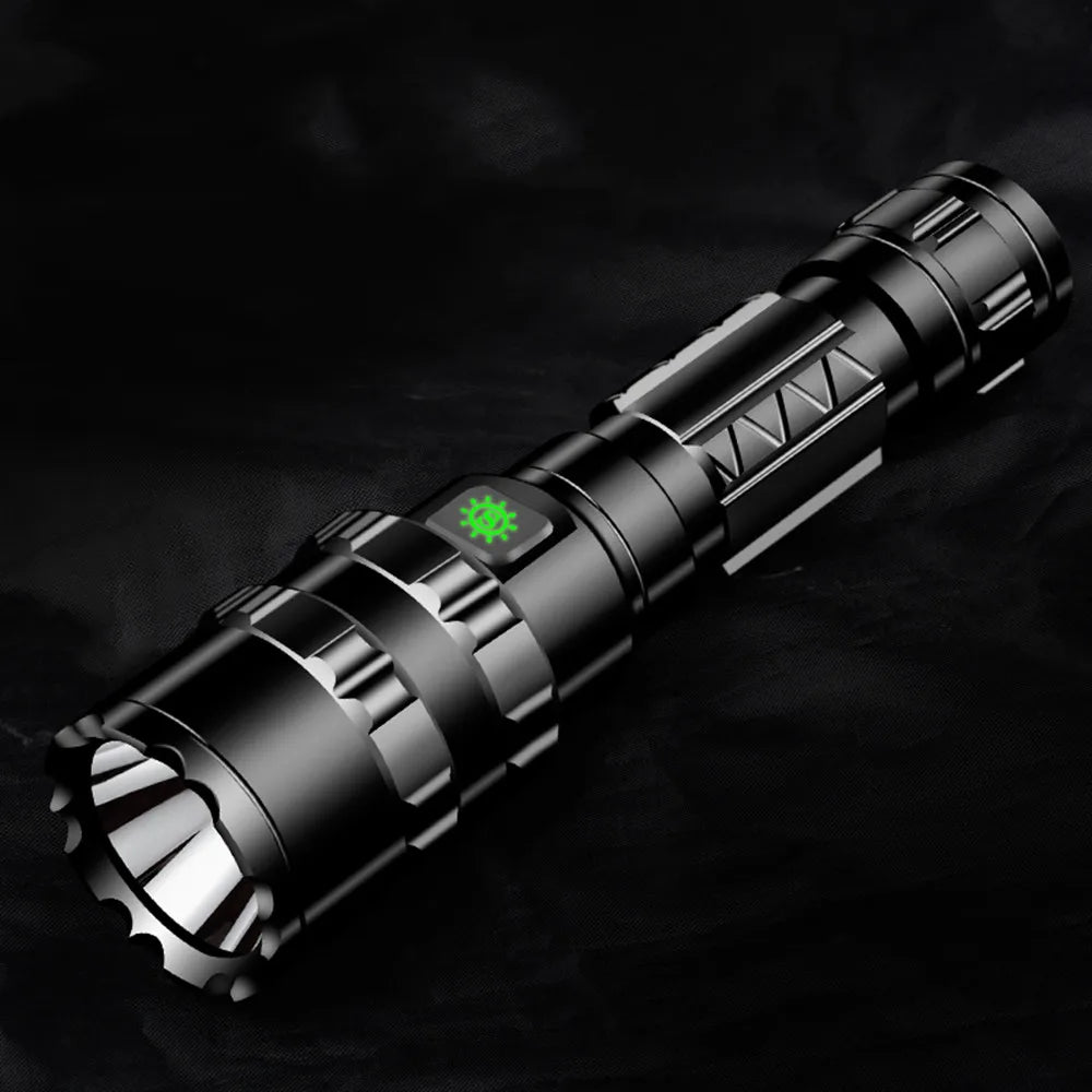 LED Tactical USB Flashlight