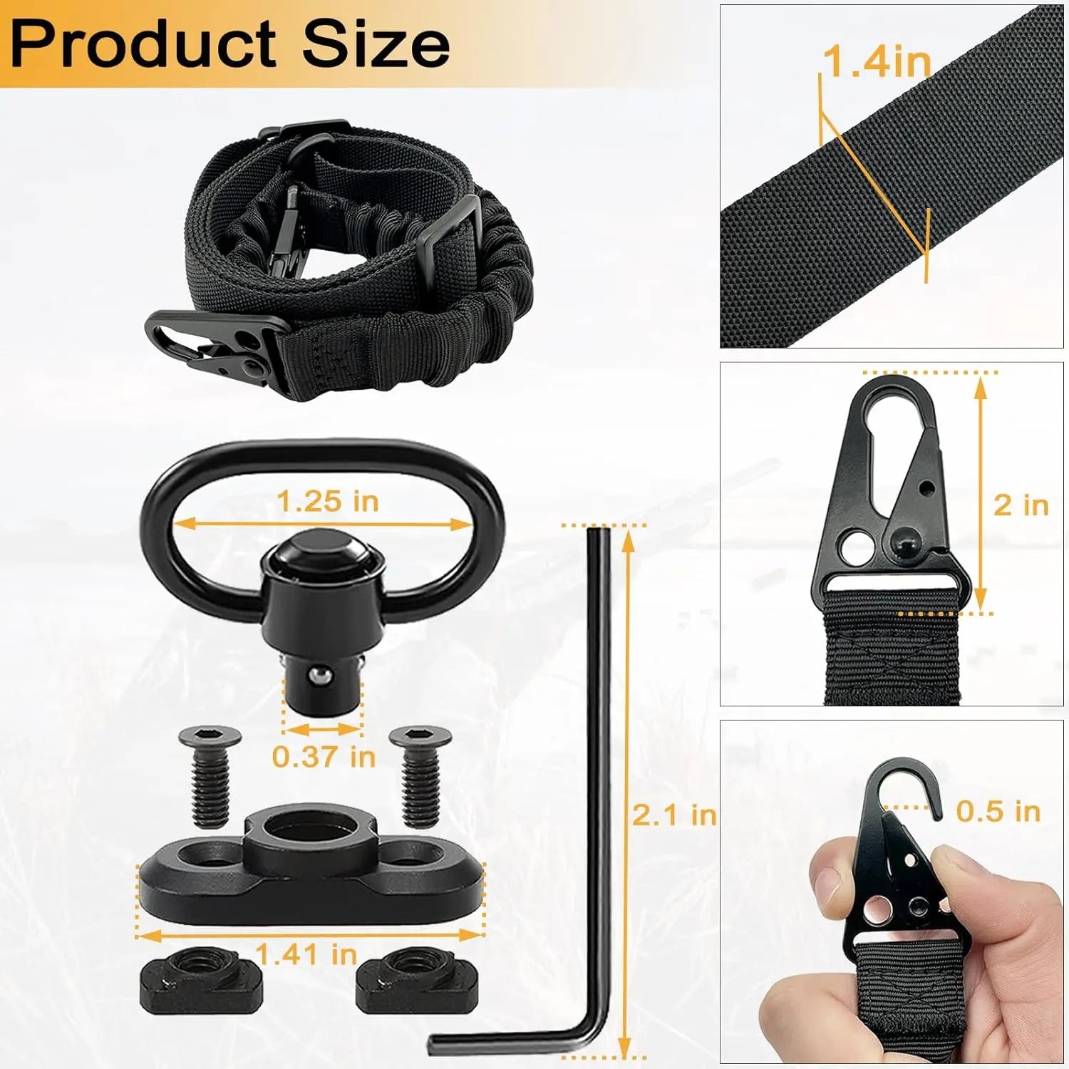 2 Point QD Rifle Sling